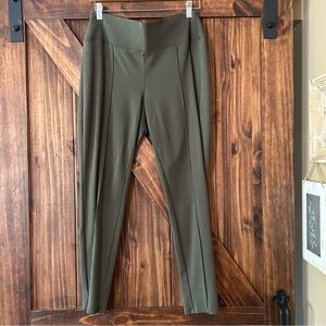 Green leggings pants size Large. Worn once. Like new.